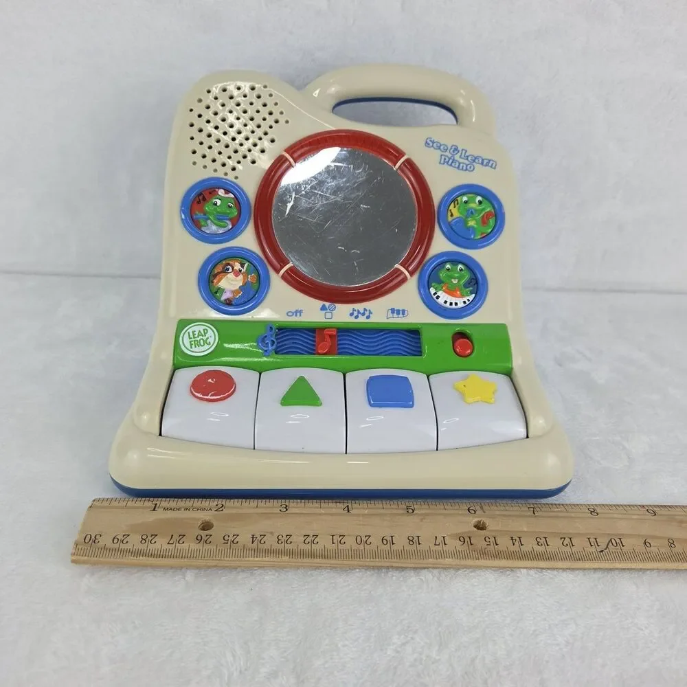 Vintage 2001 LeapFrog See & Learn Piano Musical Learning Toy Tested Working